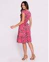Vestido Soltinho Estampado Fresco Pink - 11605